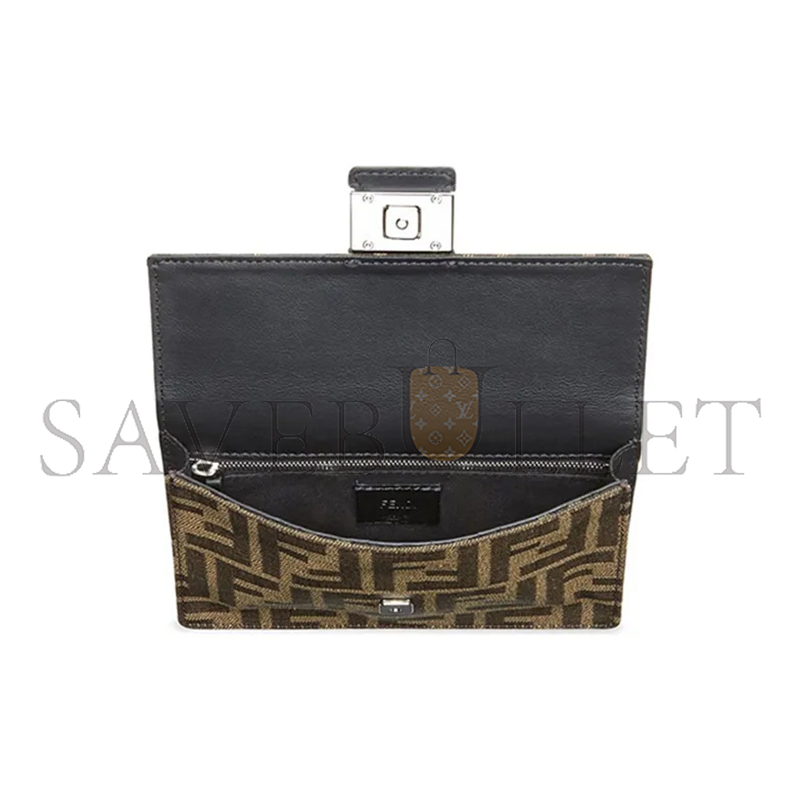 F**di baguette convertible pouch zucca canvas brown 7m0295a9zlf0l3t (17*10*2cm)